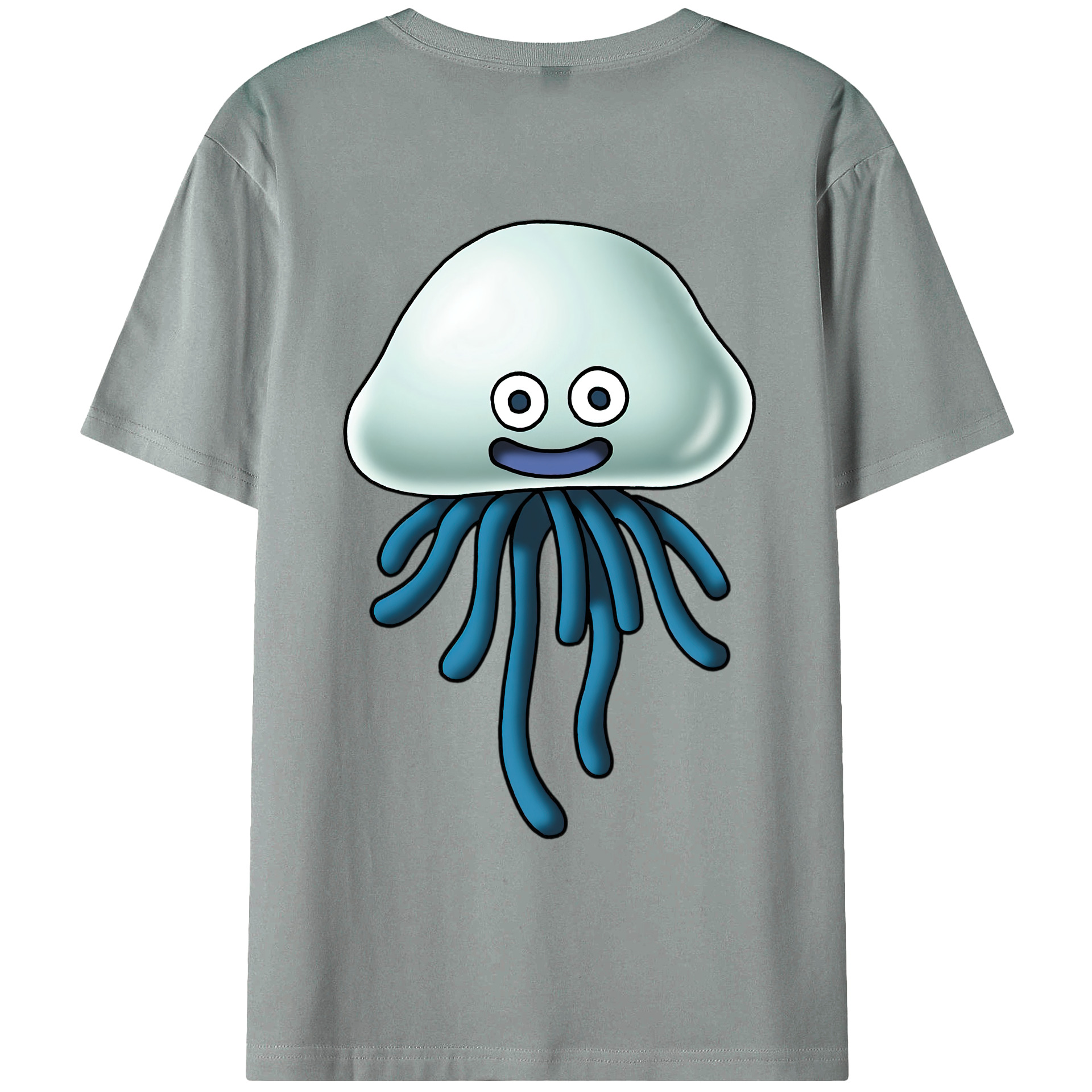 （画像用） ドラゴンクエスト Doragon Kuesuto Dragon Quest 綿100％ メンズ半袖Tシャツ（バックプリント） 通気性